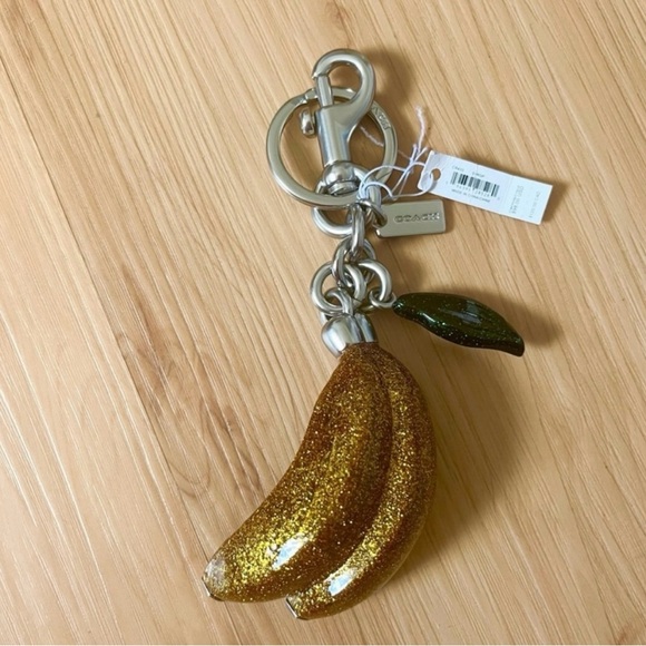 Coach Glitter Banana Bag Charm #CR433 - Picture 3 of 3